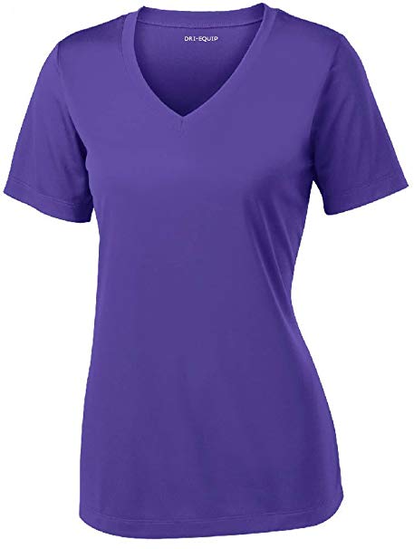 Women's Short Sleeve Moisture Wicking Athletic Shirts in Sizes XS-4XL