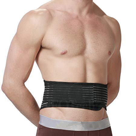 Magnetic Heat Belt - Self Heating Lumbar Support Back Brace - Double Pull Straps for Compression - Tourmaline   Magnets Fabric - For Posture   Waist or Lower Back Pain Relief - NEOtech Care ( TM ) Brand - Beige Color - Sizes XXL