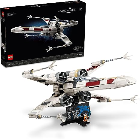 Lego Star Wars Ultimate Collector Series X-Wing Starfighter 75355 Building Set for Adults, Star Wars Collectible for Build and Display with Luke Skywalker Minifigure, Fun Gift Idea for Star Wars Fans