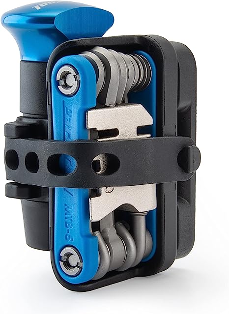 Park Tool RTP-1 Rescue Tool Pod — Bicycle Multi-Tool & Tubeless Puncture Repair Tool with Frame-Mountable Holder