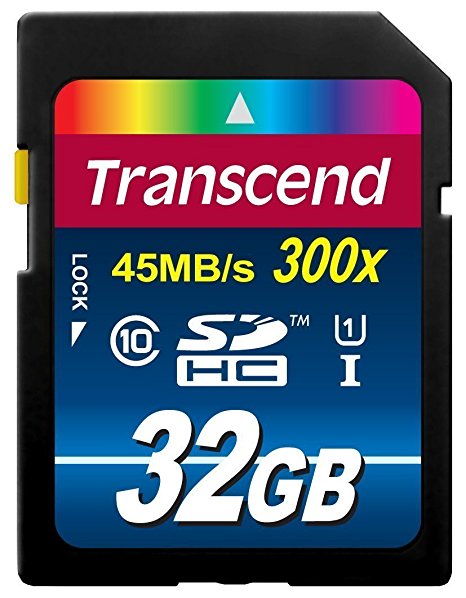 Transcend 32GB Premium SDHC Memory Card Class 10 (Frustration Free Packaging)