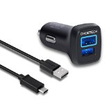 Type C ChargerCHOE 30W USB 20 to Type C Quick Charge 20 Adaptive Fast Car Charger for Lumia 950xl 950Nexus 5xNexus 6pApple New Macbook 12 Inch A1534Chromebook Pixel 2 C1501W