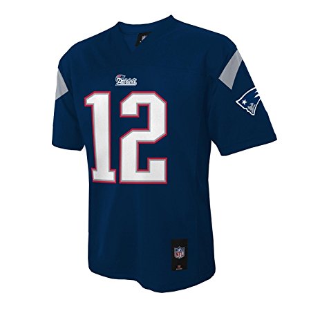 Tom Brady #12 New England Patriots NFL Youth Mid-tier Team Jersey Navy