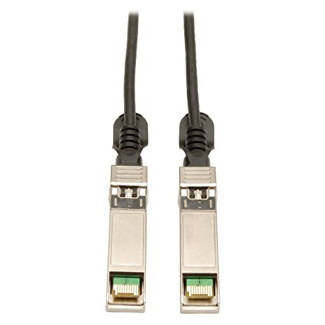 Tripp Lite SFP  10Gbase-CU Passive Twinax Copper Cable, Black 0.5M (20-in.) (N280-20N-BK)