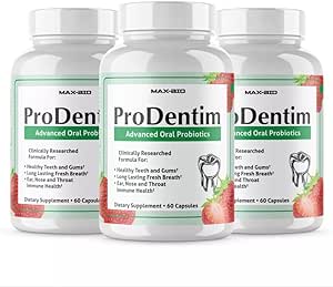 ProDentim for Gums and Teeth Health Pro-dentim Dental Formula 60 Capsules (Pack of 3)