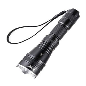 Flashlight WUBEN Waterproof 1200 Lumens CREE LED Rechargeable Battery and Zoom Maximum Spotlight and Floodlight LT35 LED 5 Light Mode Black