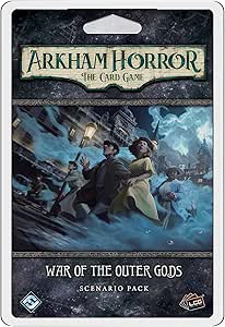 Fantasy Flight Games Arkham Horror The Card Game War of The Outer Gods Scenario Pack - Confront The Rival Cults! Lovecraftian Cooperative LCG, Ages 14 , 1-4 Players, 1-2 Hour Playtime, Made