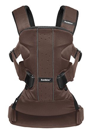 BABYBJORN Baby Carrier One - Brown/Black, Mesh