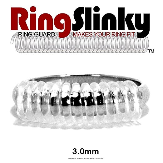 RingSlinky Ring Guard / Ring Size Reducer (3.0mm Ring Shank Width)