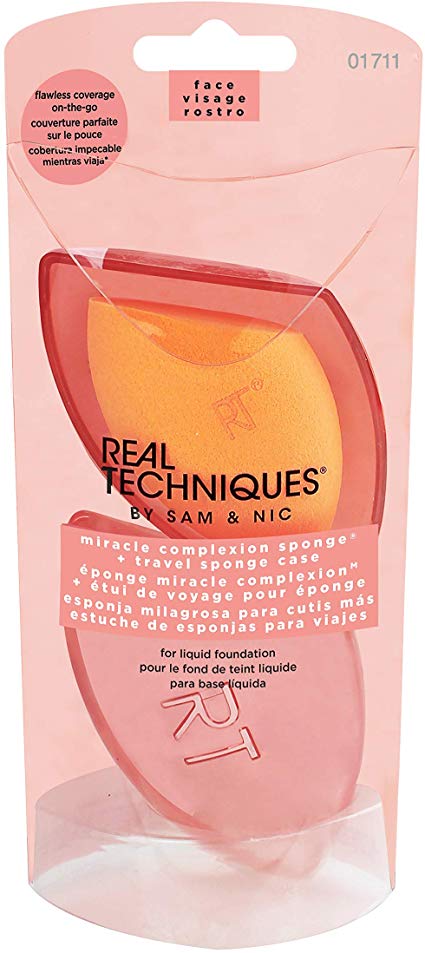 Real Techniques Miracle Complexion Sponge with Travel Sponge Case