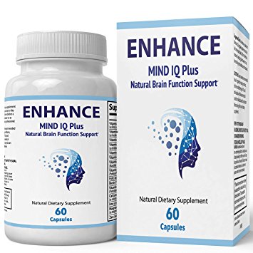 Enhance Mind IQ Supplement - Advanced IQ Brain Supplement - Enhance Mind IQ Pill / Advanced IQ Plus Supplement - Original Enhanced Mind IQ Plus Limitless Pill by nutra4health