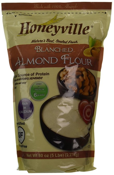 Honeyville Farms Blanched Almond Meal Flour, 5 lb