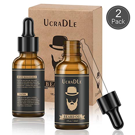 Beard Oil, Unscented Beard Oils Natural Moisturizer & Softener for Men Beards and Mustaches, 100% Natural Organic Deep Conditioning Oils for Beard Growth, Beard Oils for Men