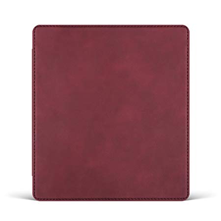 Ayotu Skin Touch Feeling Case for Kindle Oasis(9th Gen, Released only in 2017) Honeycomb Version PU case with Auto Wake/Sleep,New Waterproof 7''Kindle Oasis Case,Soft Shell Series KO-10 The Red Wine