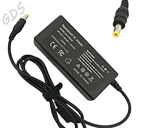 GDS® 65W AC Power Adapter Charger for Acer Aspire 5532-5349-5750-5742-5250 5253 5733 5534 5336 5552 5560 7560-SB416 5250-0895 AS7750-6423 V5-V7-V3-R7-S3-E1-M5 Series Laptop Power Supply Cord