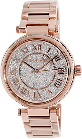 Michael Kors MK5868 Skylar Rose Goldtone Stainless Steel Two-Hand Bracelet Rose Gold Watch