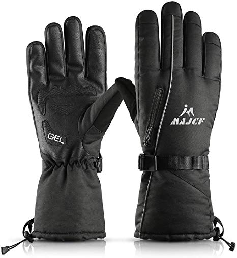 MAJCF Ski Gloves - Winter Warm 3M Insulation Waterproof Touchscreen Thermal Gloves