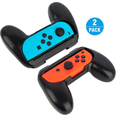 Joycon Grip for Nintendo Switch, Comfort Wear-resistant Thumb Grips Kit for Switch Controller Joy-con, 2 Pack