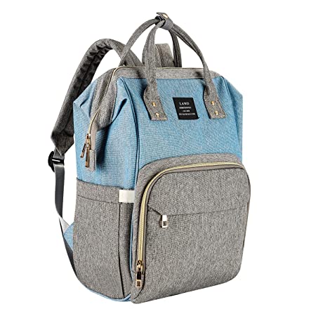 Land Diaper Bag Backpack Waterproof Multifunction Travel Backpack Maternity Baby Bag