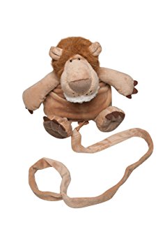 Animal Planet 2 in 1 Harness Backpack, Lion, Brown, Child Leash, Baby Walking Safety Harness, Kid Backpack with Tether, Toddler Travel, Wrist Leash