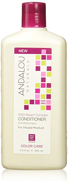 Andalou Naturals 1000 Roses Complex Color Care Conditioner, 11.5 Fluid Ounce