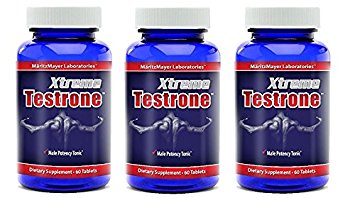 Xtreme Testrone Male Enhancement Testosterone Booster Potency Horny Goat Weed (3 Bottles) …