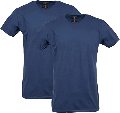 Gildan Men's Softstyle Cotton T-Shirt, Style G64000, 2-Pack