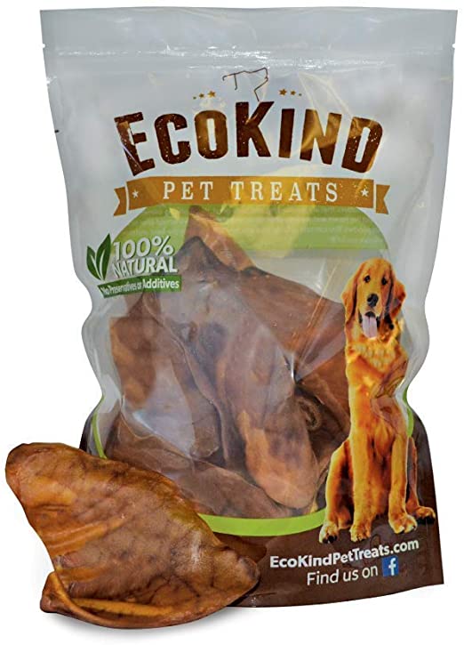 Healthy Pig Ear Chews for Dogs – High Protein Pig’s Ears Pet Treats – Thick Cut, Oven Baked & Slow Cooked Delicious Dog Chew Snacks – No Preservatives, No Hormones, No Additives