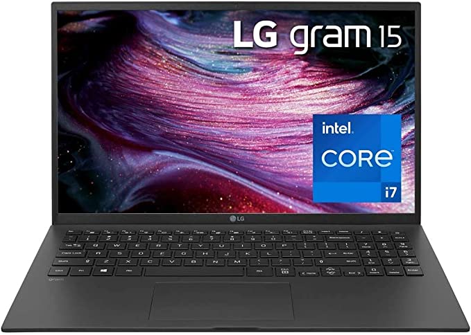 LG 2022 Gram Ultralight Laptop Full Day Battery 15.6" FHD IPS Touchscreen Intel 12th i7-1260P 16GB LPDDR5 1TB NVMe SSD Iris Xe Graphics Backlit KB w/FP WiFi 6E Thunderbolt 4 Windows 11 Pro