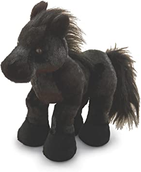 Webkinz Black Stallion Friesian Horse