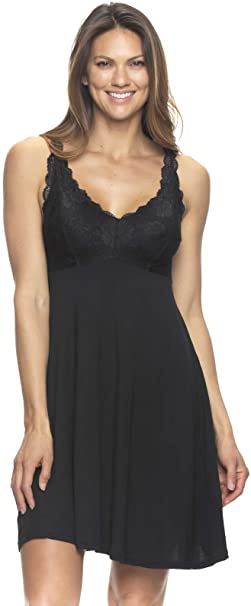 Felina | Micro Modal Chemise | Lace | Adjustable | Loungewear | Sleepwear