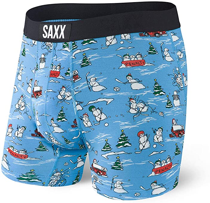 Saxx Underwear Men's Boxer Briefs – Vibe Boxer Briefs with Built-in Ballpark Pouch Support – Underwear for Men, Discontinued