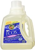 Earth Friendly Products Ecos 2x Liquid Laundry Detergent Lavender 100-Ounce Bottle Pack of 2