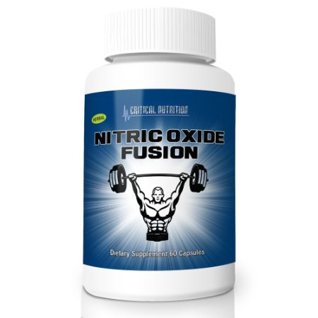 Nitric Oxide Fusion - Pre Workout Nitric Oxide with Arginine, AKG, Alpha Lipoic Acid, Ornithine, Glutamine & Beta Alanine
