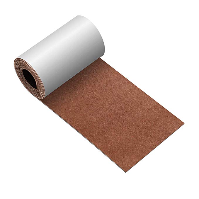 Leather Repair Tape 3X60 inch Patch Leather Adhesive for Sofas, Car Seats, Handbags, Jackets,First Aid Patch (Caramel)