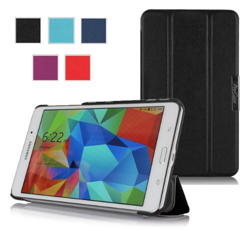 ProCase SlimSnug Cover Case for Samsung Galaxy Tab 4 7.0 Tablet 2014 ( 7 inch Tab 4, SM-T230 / T231 / T235) (Black)