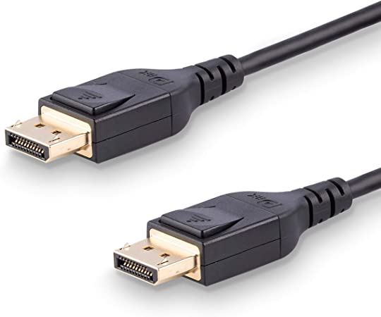 StarTech.com 16.4 ft DisplayPort 1.4 Cable - 8K@60Hz, HDR, HBR3, VESA Certified, Slim DP Video Monitor Cable w/Gold-Plated Connectors (DP14MM5M)