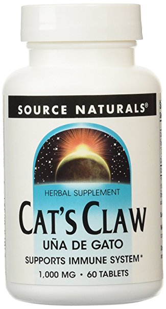 Source Naturals Cat's Claw Bark 1000mg, Supports Immune System,60 Tablets