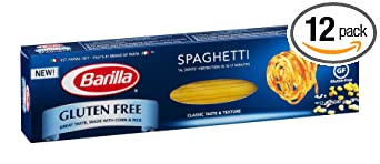 Barilla Gluten Free Spaghetti Dry Pasta, 12 Ounce -- 12 per case.