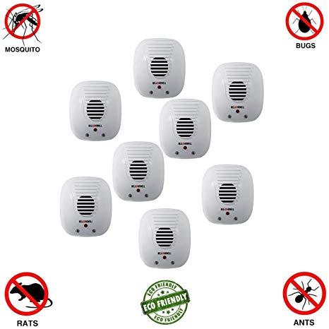 Bell   Howell Ultrasonic Pest Repeller, 8 Pack