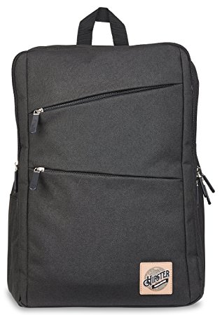Hipster Tech Backpack- Black