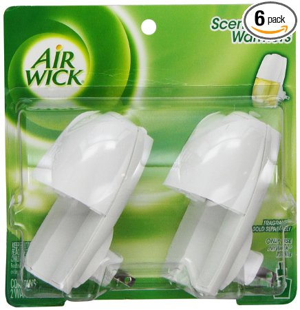 Air Wick Scented Oil Air Freshener Warmer, 2 Count (Pack of 6)