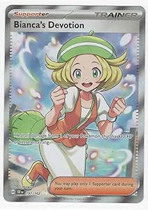 Pokemon – Bianca’s Devotion 197/162 - Temporal Forces – Full Art – Ultra Rare – Holo Foil Card