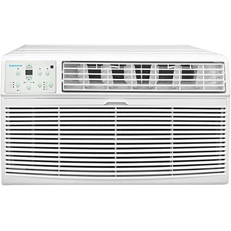Emerson Quiet Kool EATC10RE2 230V 10K Btu Through The Wall, White Air Conditioner With Remote Control,