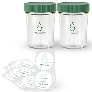 Glass Snack Pack Storage Containers by Sage Spoonfuls