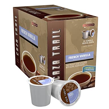 Caza Trail Coffee, French Vanilla, 24 Single Serve Cups