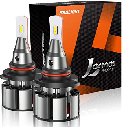 SEALIGHT 9005 HB3LED Headlight Bulbs, 8000lm 6000k Super Bright Xenon White with Cooling Fan, High Beam 9005 LED Bulb(pack of 2)