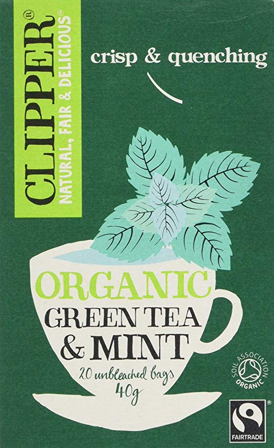Clipper Organic Green Tea & Peppermint (Pack of 6)