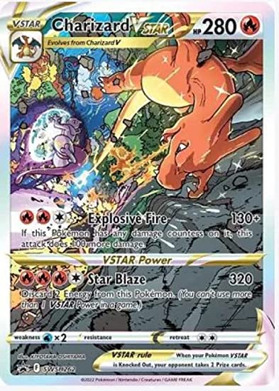 Pokemon - Charizard VStar SWSH262 - Pokemon Black Star Promo - Alternate Art Holo - Ultra Premium Collection Exclusive