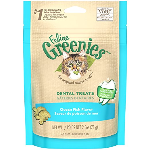 FELINE GREENIES Dental Cat Treats